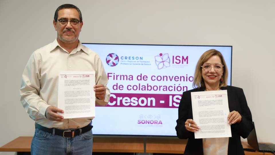 Creson e ISM trabajarán en conjunto por la igualdad y prevención de violencia de género